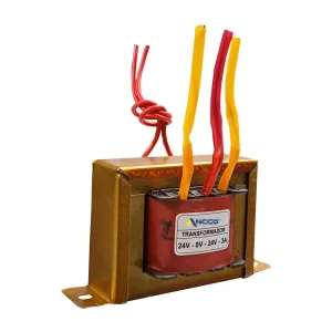 Transformador monofásico de 220v A 24v 3a