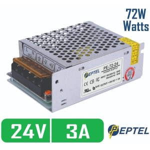 Fuente de poder switching 220V AC / 24V DC 3A 72W