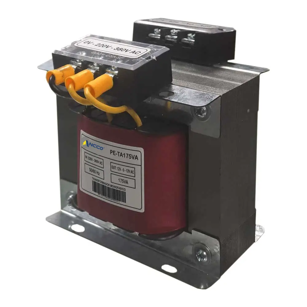 Transformador Monofásico 220v / 380v A 12v – 0v – 12v 175va