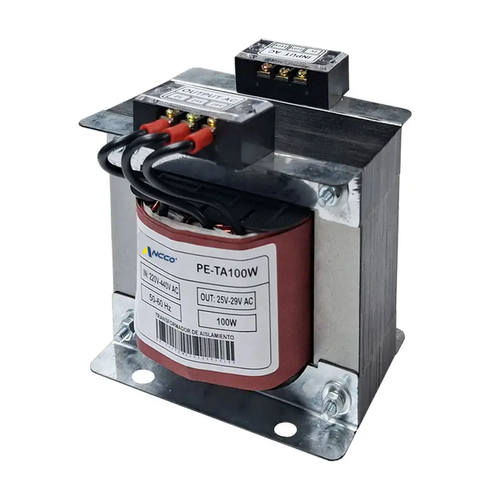 Transformador monofásico 220V/440V a 25V/29V, 100W